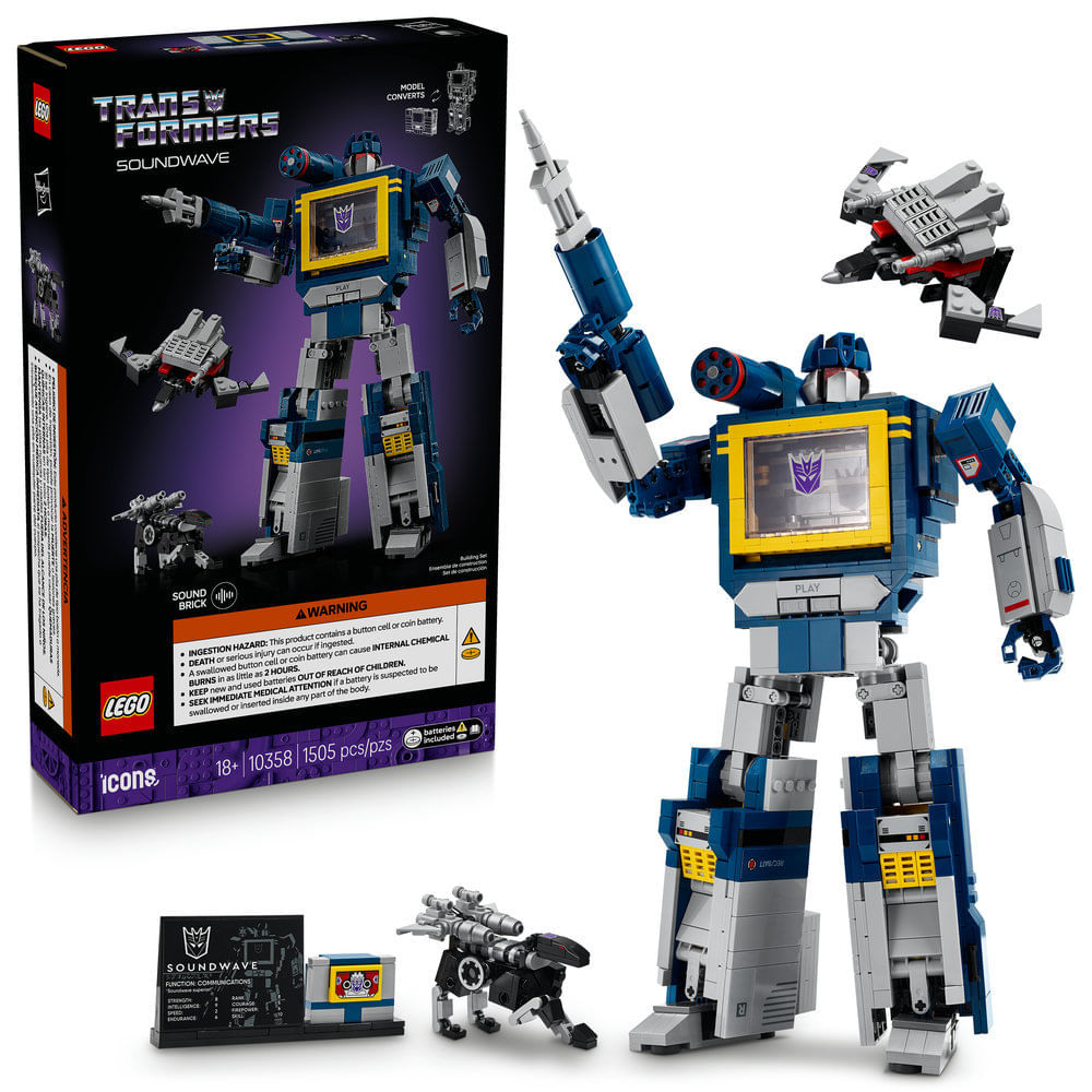 LEGO - Icons - Transformers: Soundwave - 10358 - Ri Happy