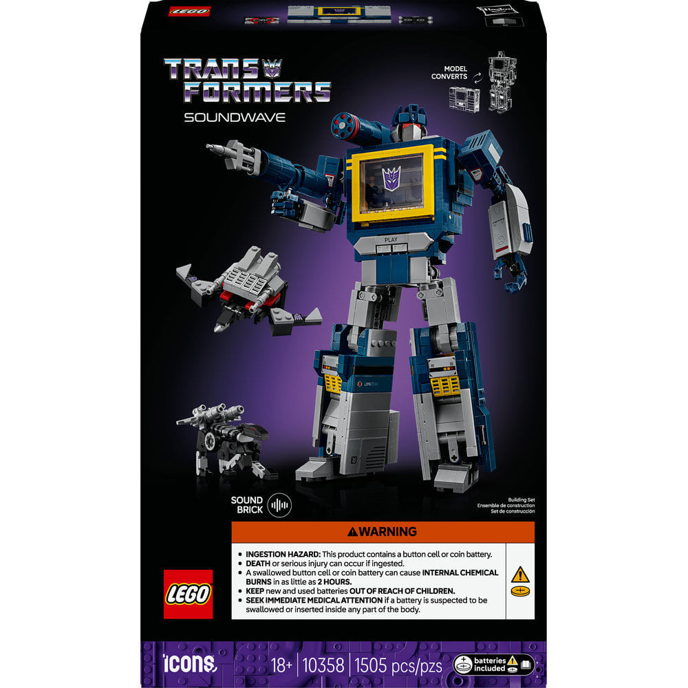 LEGO - Icons - Transformers: Soundwave - 10358 - Ri Happy
