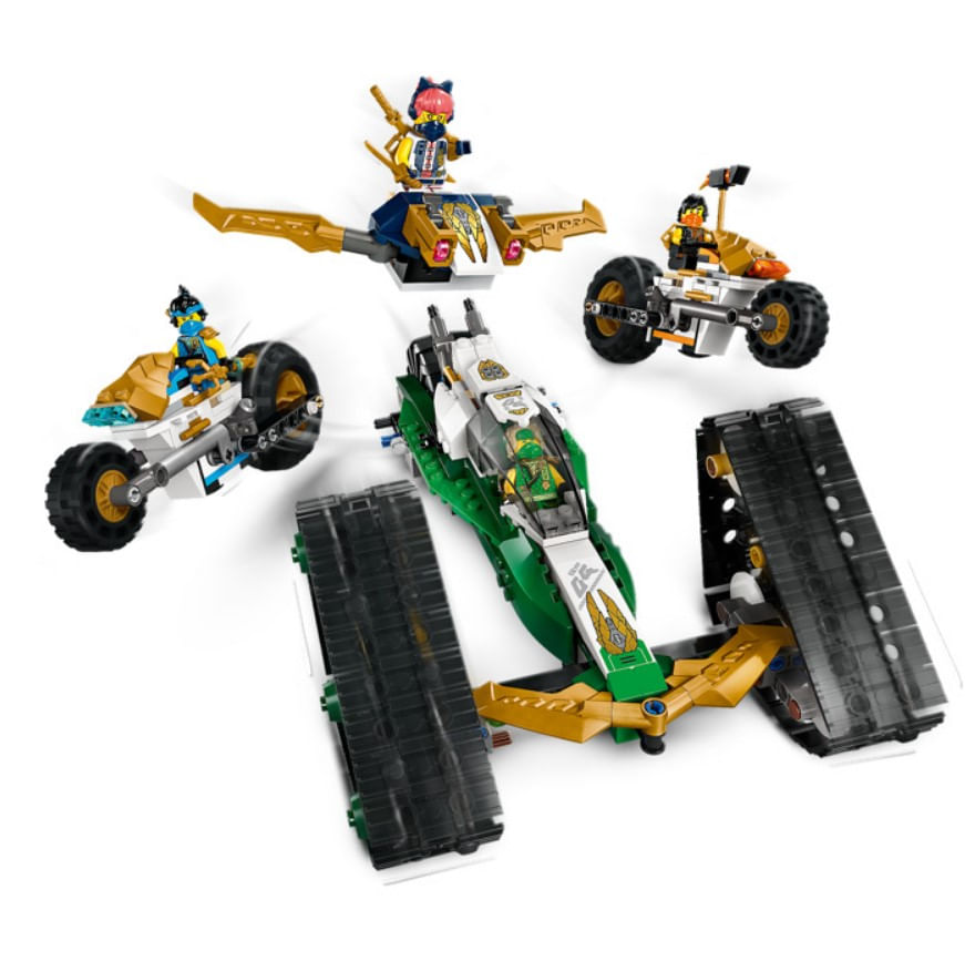 NichigoP　5色*4個計20体 Confira LEGO - Ninjago - Veículo Combinado Da Equipe Ninja - 71820