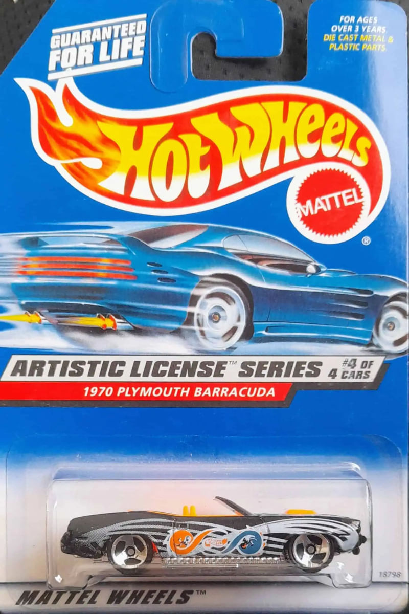 Hot Wheels Artistic License - 1970 Plymouth Barracuda - Ri Happy