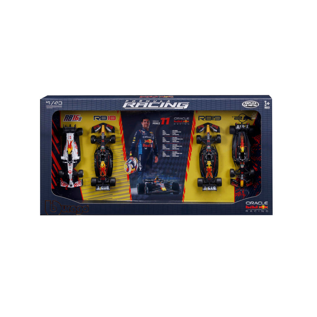 Conjunto de Carros - 1:43 Race Formula 1 - Oracle Red Bull Racing