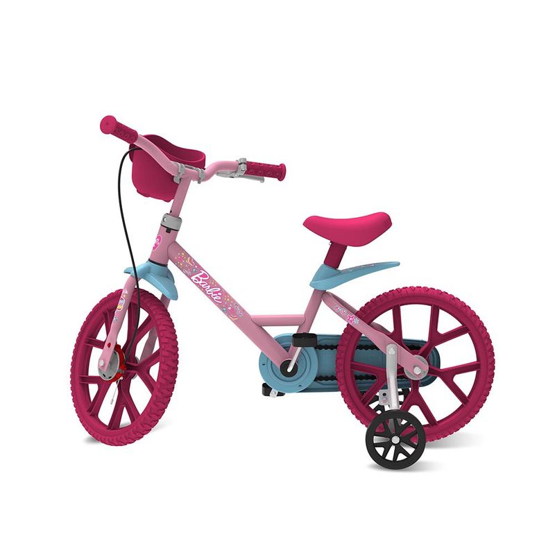 PRE-VENDA--EXCLUSIVO---Bicicleta---Aro-14---Barbie---Bandeirante-1