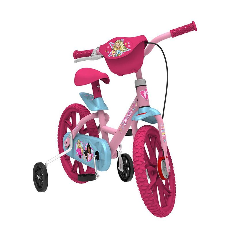 PRE-VENDA--EXCLUSIVO---Bicicleta---Aro-14---Barbie---Bandeirante-2