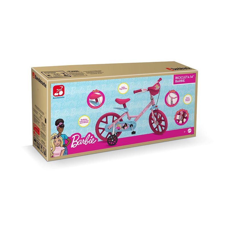 PRE-VENDA--EXCLUSIVO---Bicicleta---Aro-14---Barbie---Bandeirante-4