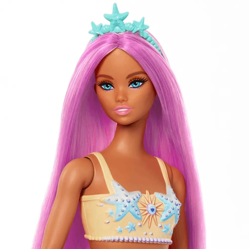 Morena Calda Laranja Barbie Sereia - Mattel HRR02-HRR05 - Ri Happy