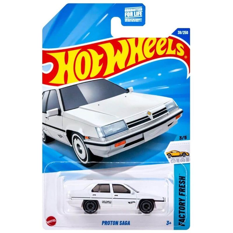 Carro Miniatura Hot Wheels 1:64 - Proton Saga - Mattel C4982/HYW90