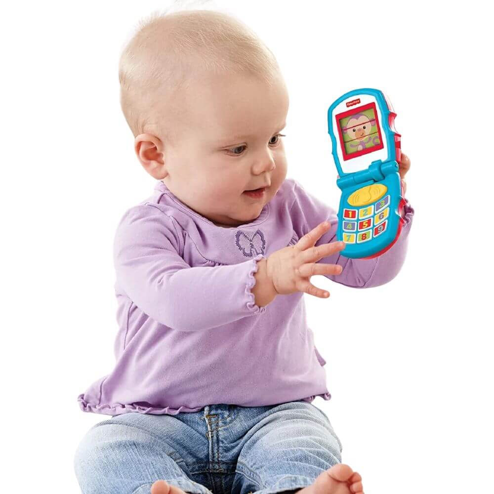Fisher-Price Celular Infantil Bebê Com Flip Musical - Mattel Y6979