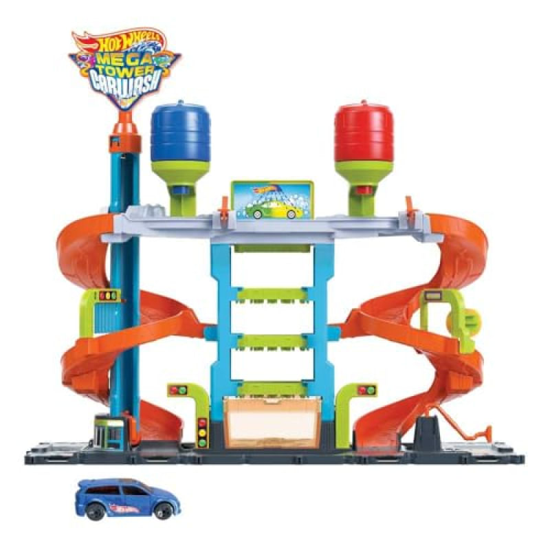 Hot Wheels Pista City Lava-Rápido Mega Torre Colorsh PBKIDS