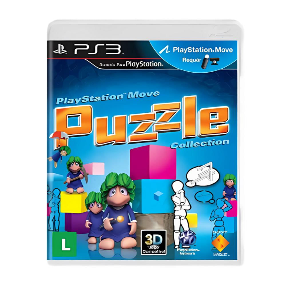 Encontraproduto.com.br - jogo playstation move puzzle collection ps3 nacional