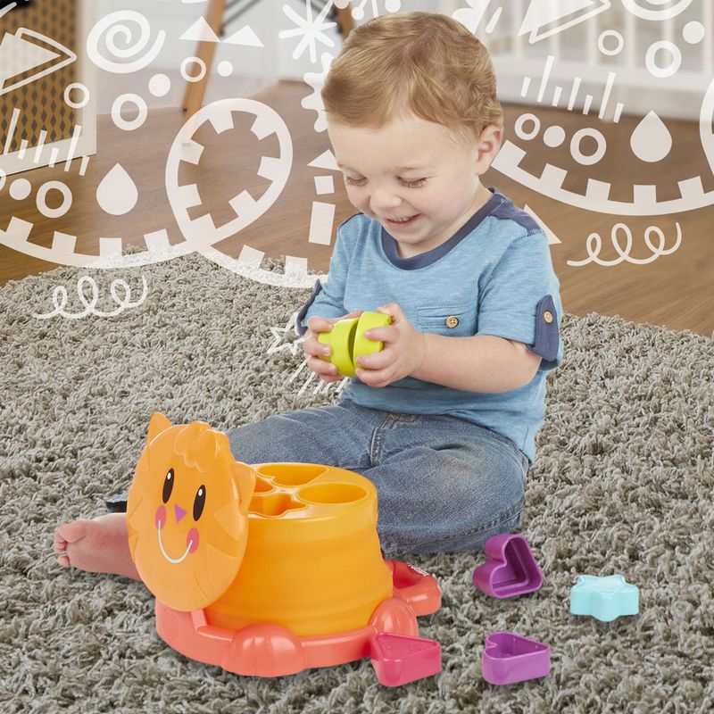 Brinquedo-Educativo---Gatinho-com-Formas-de-Encaixe---Playskool---Hasbro