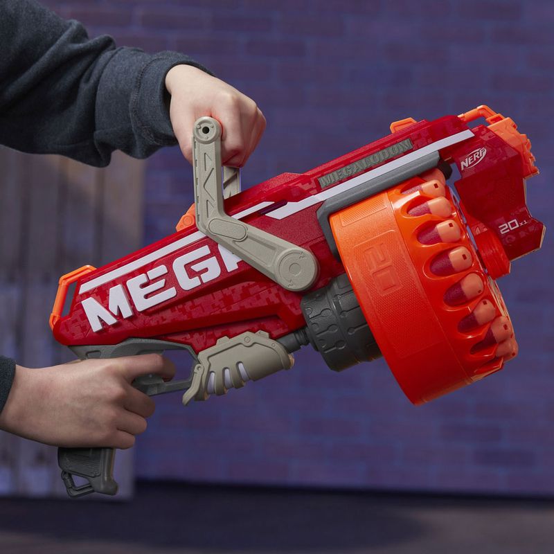 Lançador Nerf - Nerf N-strike Mega - Megalodon - Hasbro