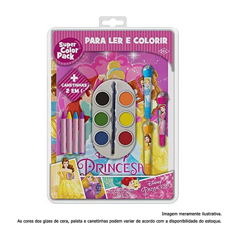 livro-de-colorir-super-color-pack-disney-princesas-dcl-editora_Frente
