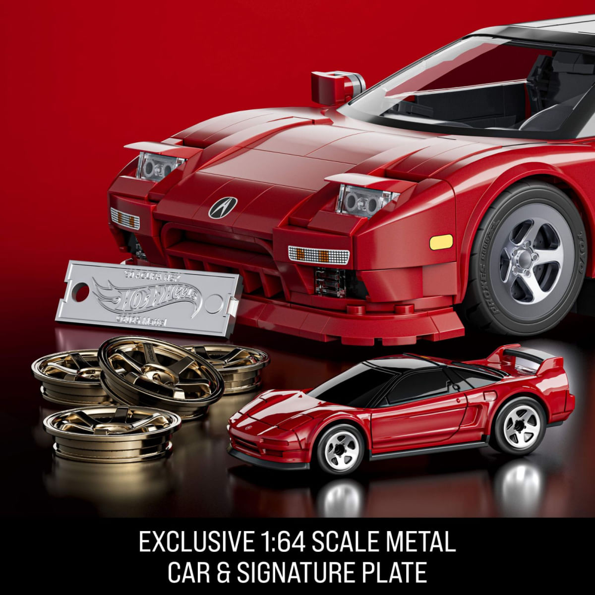 Hot Wheels ? Acura NSX - Blocos de Montar 1/16 - 876 Peças