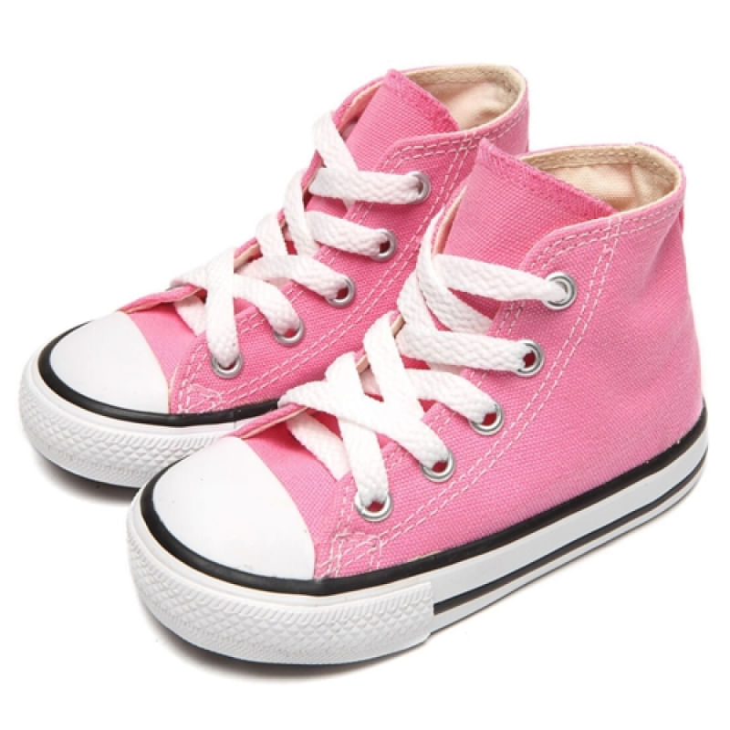 Tênis All Star Infantil Cano Alto Rosa Converse (18-25) Ri Happy