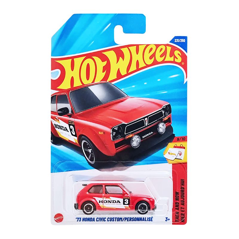Carro Hot Wheels 73 Honda Civic Custom/Personnalisé 2025 Lote M