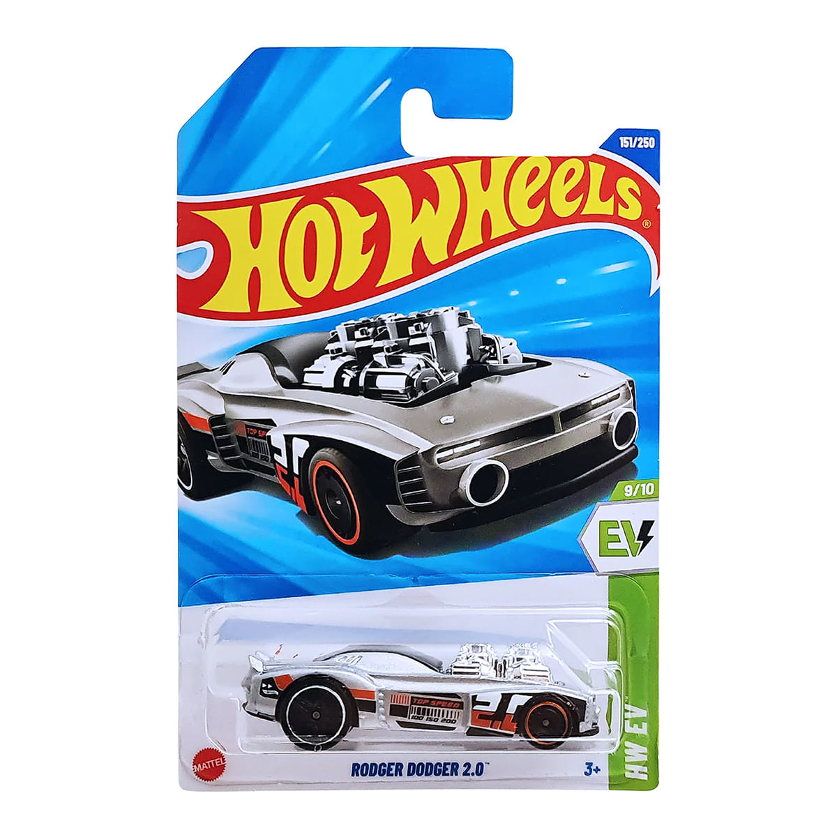 Carro Hot Wheels Rodger Dodger 2.0 2025 Lote N JBB65 9/10 - Ri Happy