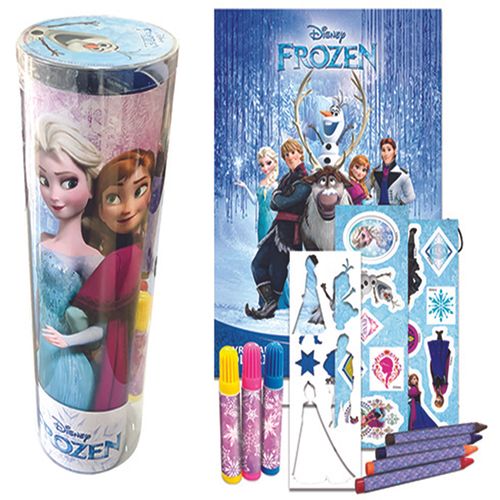 Livro Infantil - Tubo Divertido - Disney - Frozen - Histórias para Colorir - DCL Editora