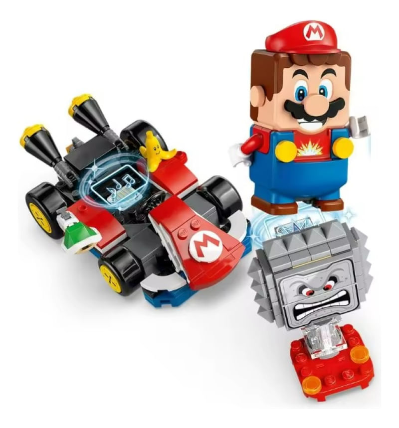 Super Mario Mario Interativo E Kart Padrão Lego 72043 - Ri Happy
