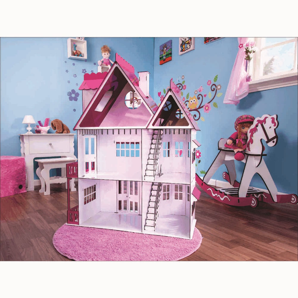 Casa de Bonecas Escala Barbie Modelo Emily Princesa - Darama :  : Brinquedos e Jogos