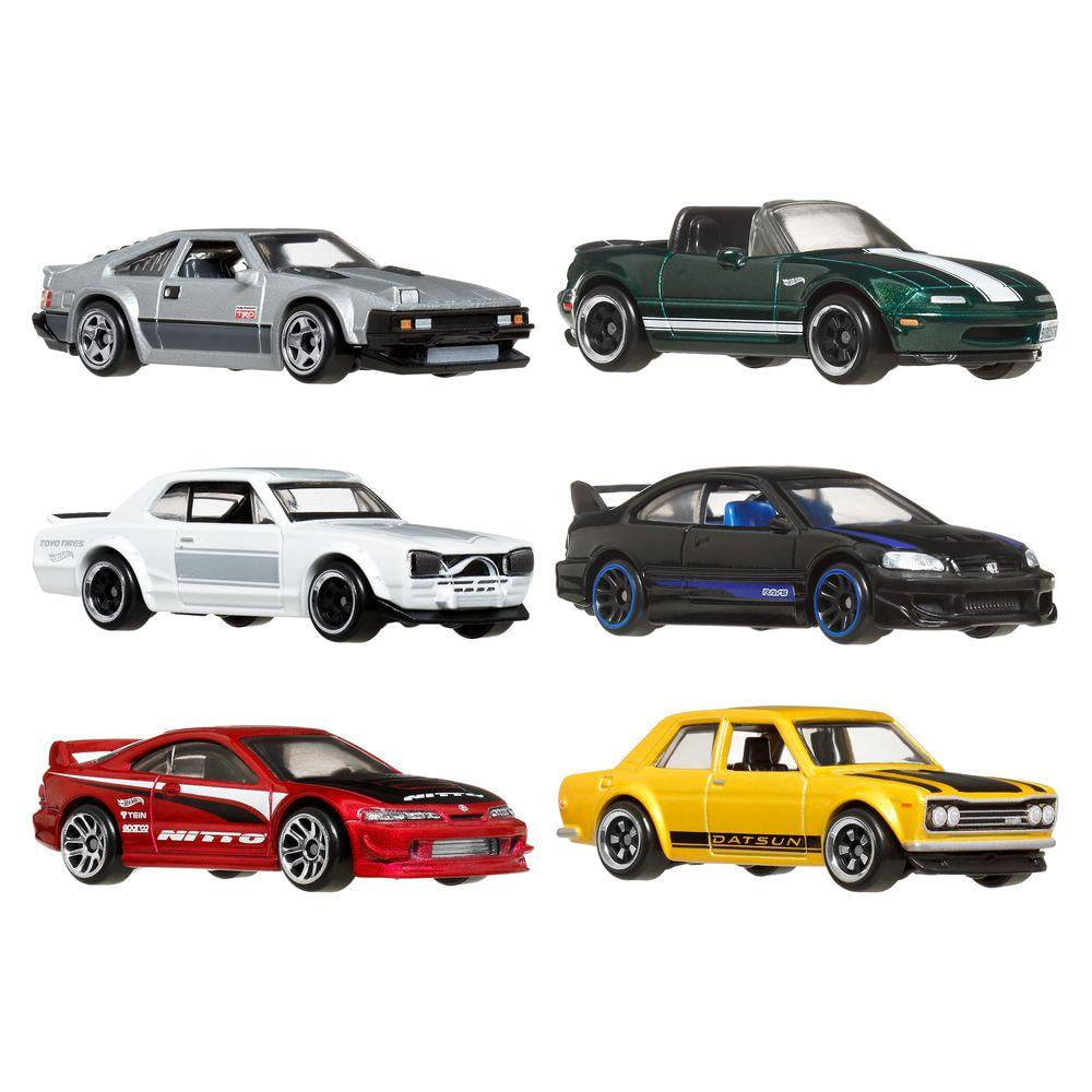 Hot Wheels Pacote Carros Japoneses - Mattel - Ri Happy