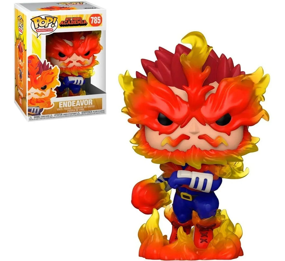 Boneco Funko Pop Endeavor 785 My Hero Academia - Ri Happy