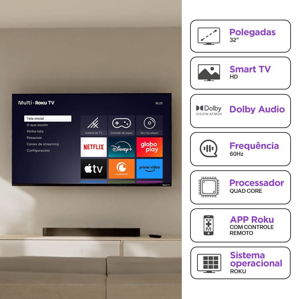 Multi Roku TV 32