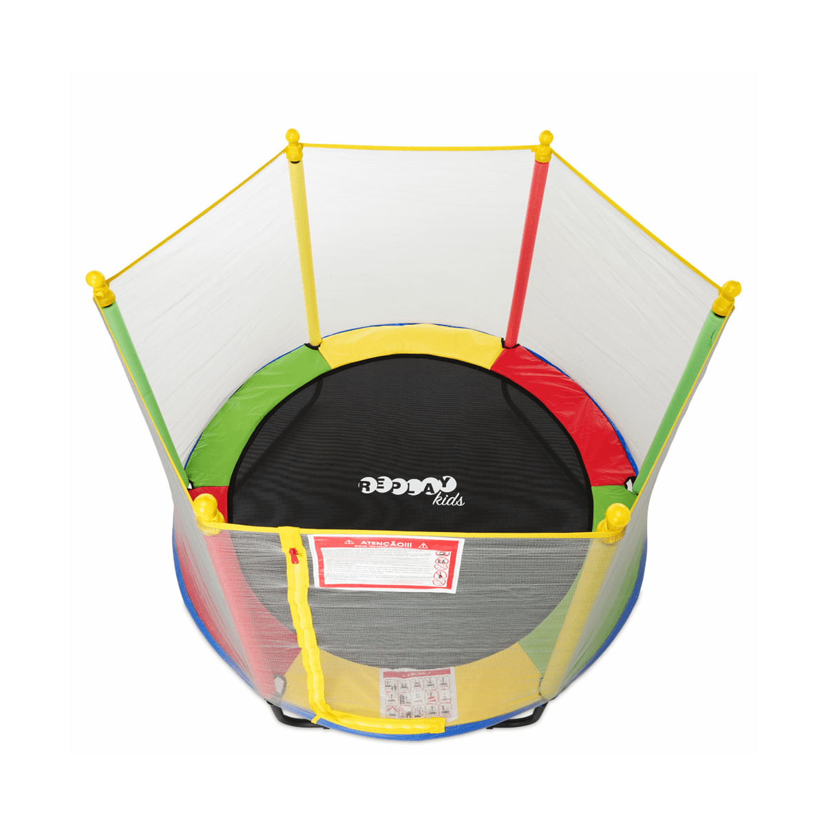 Cama Elástica Pula Pula Trampolim 1,52m com Rede Replay Kids - Ri