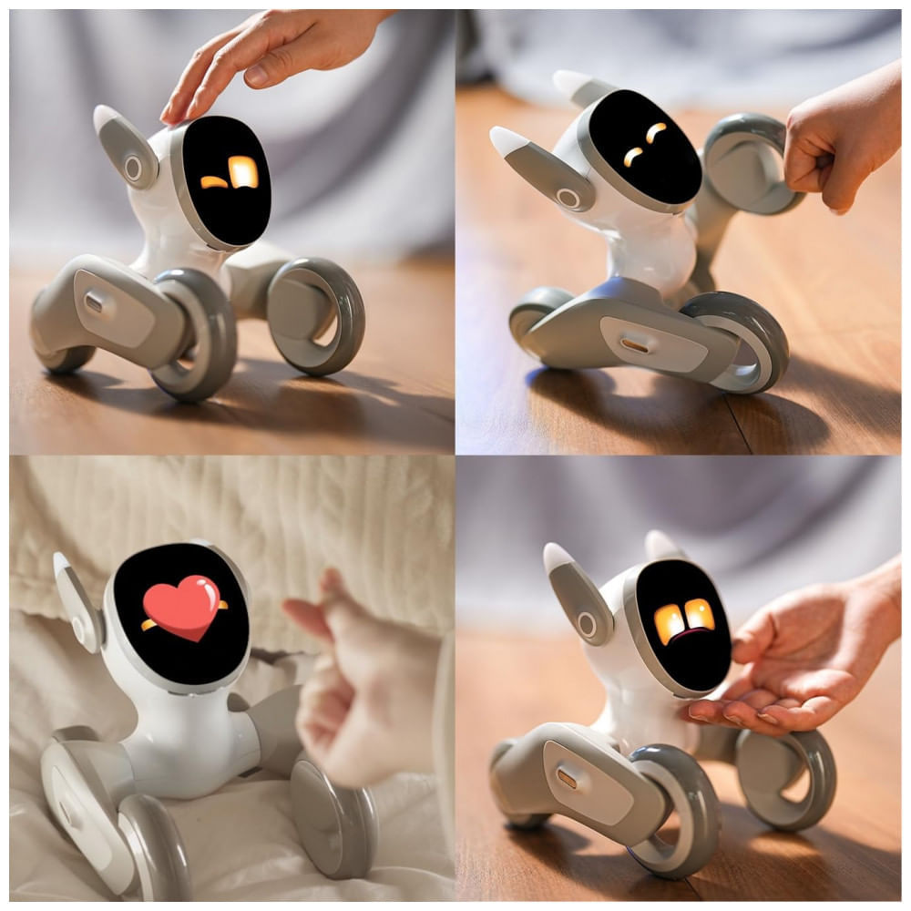 Robô Pet Dog Loona ChatGPT-4o: Companheiro Inteligente Alimentado