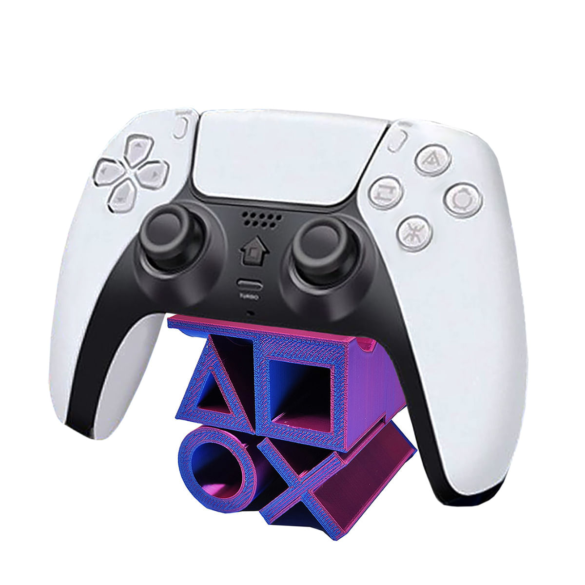 PS5 PS4 コントローラー Suporte de Mesa Controle Ps5 Ps4 Bicolor Ps 5 Impressão 3D - Ri Happy