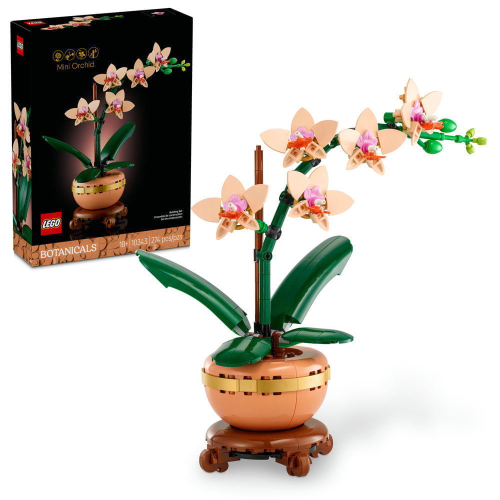 LEGO - Botanicals - Mini Orquídea - 10343 - Ri Happy
