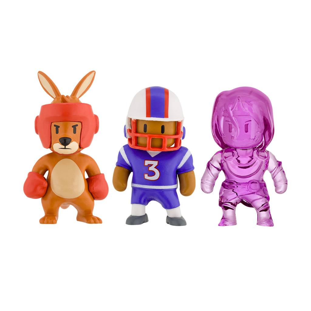 Figura de Ação - Tumble Guys - Boxing Roo - Quarterback - Amethyst
