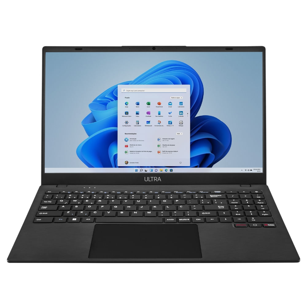 Notebook, Windows 11 Home, Tela 15,6 Pol HD, Celeron N4020C, Memória 4GB/128GB, Microsoft 365, Ultra - UB261OUT [Remanufaturado] UB261OUT