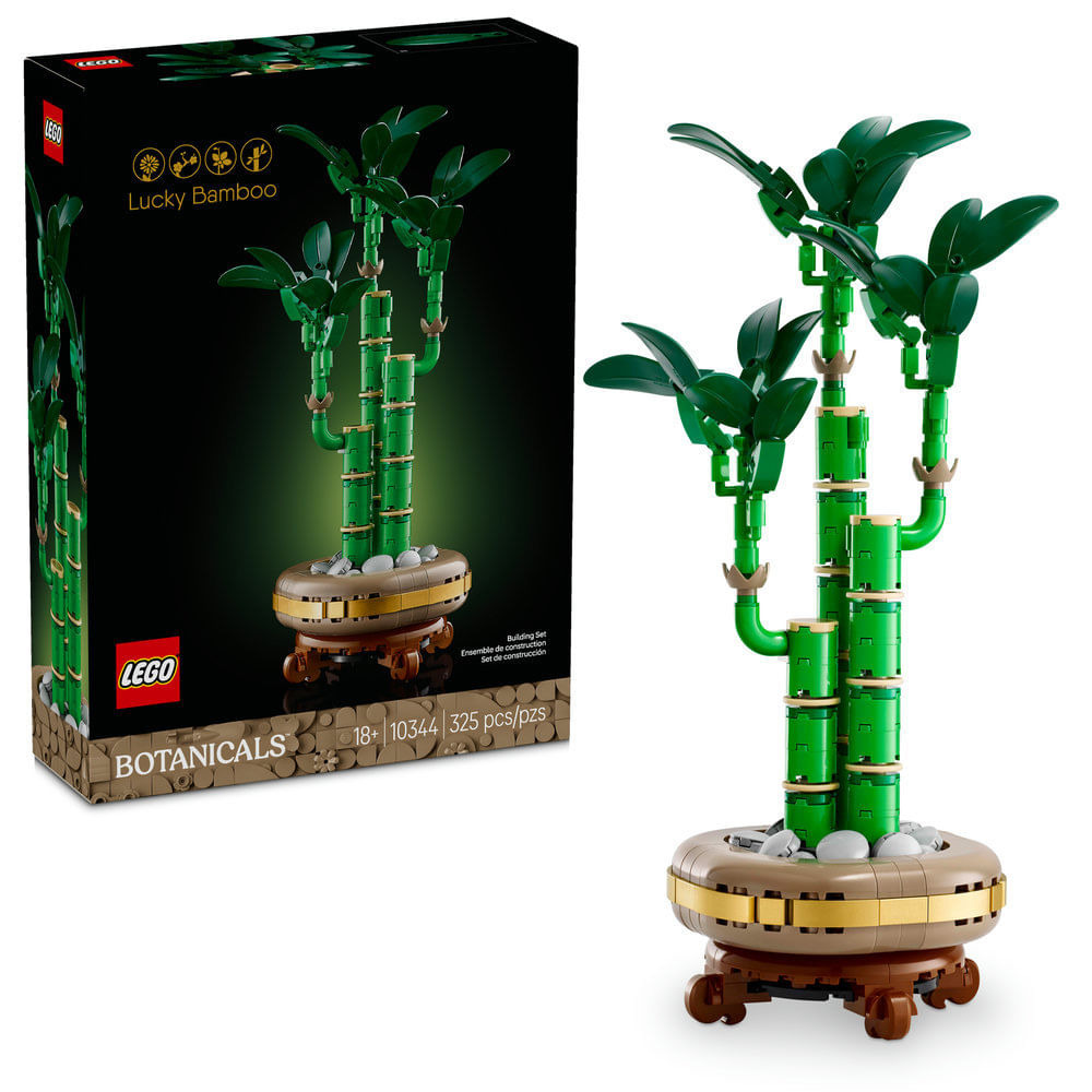 LEGO - Botanicals - Bambu da Sorte - 10344 - PBKIDS Brinquedos