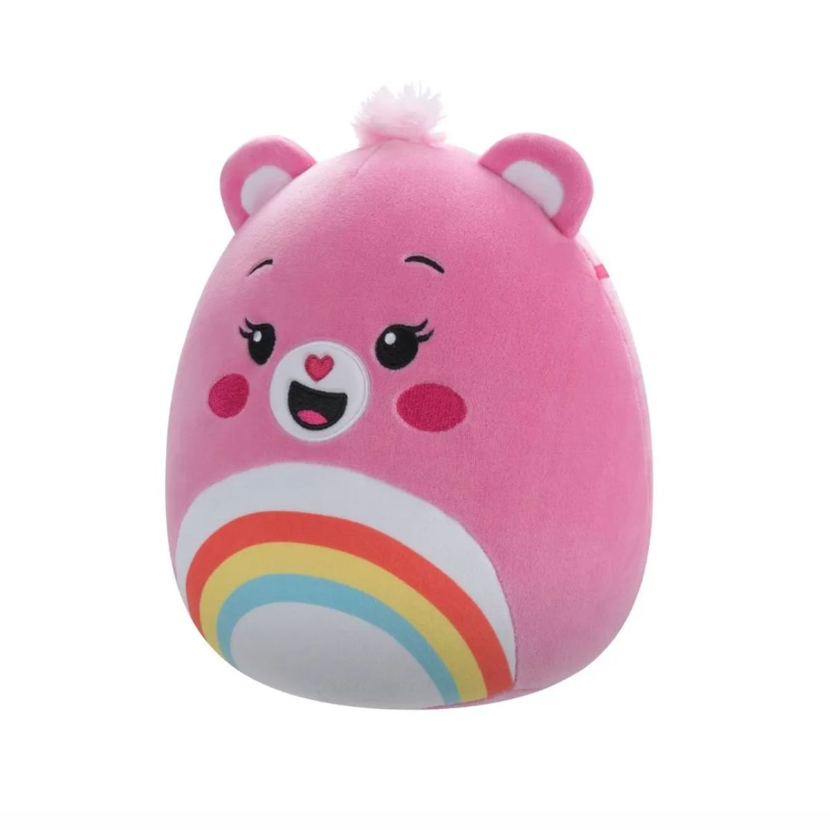Pelúcia Squishmallows Ursinhos Carinhosos Cheer Bear Rosa Animadinha ...