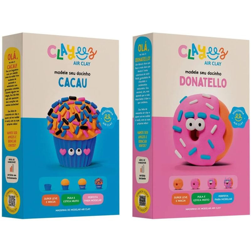 CLAYEEZ CREATIVE MODELE SEU DOCINHO 38G ( UNIDADE /SORTIDO) - CDB