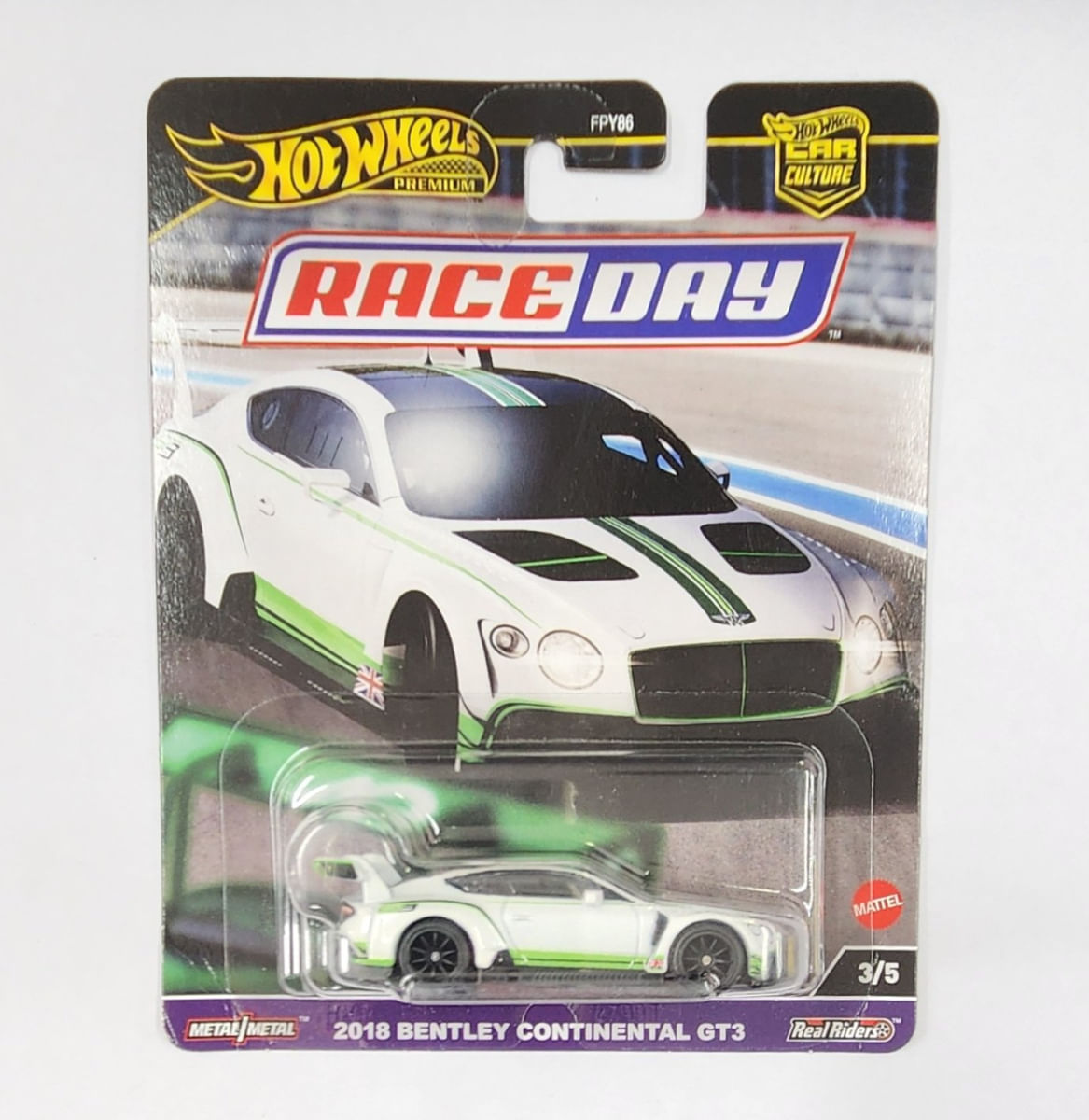 Hot Wheels Race Day - 2018 Bentley Continental GT3 - Ri Happy