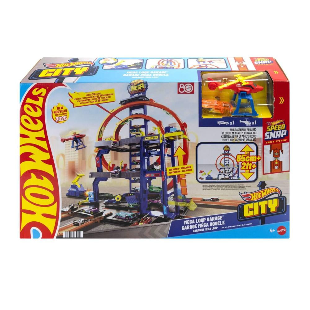 Pista Hot Wheels City Mega Garagem Mattel - JBM74 - Ri Happy