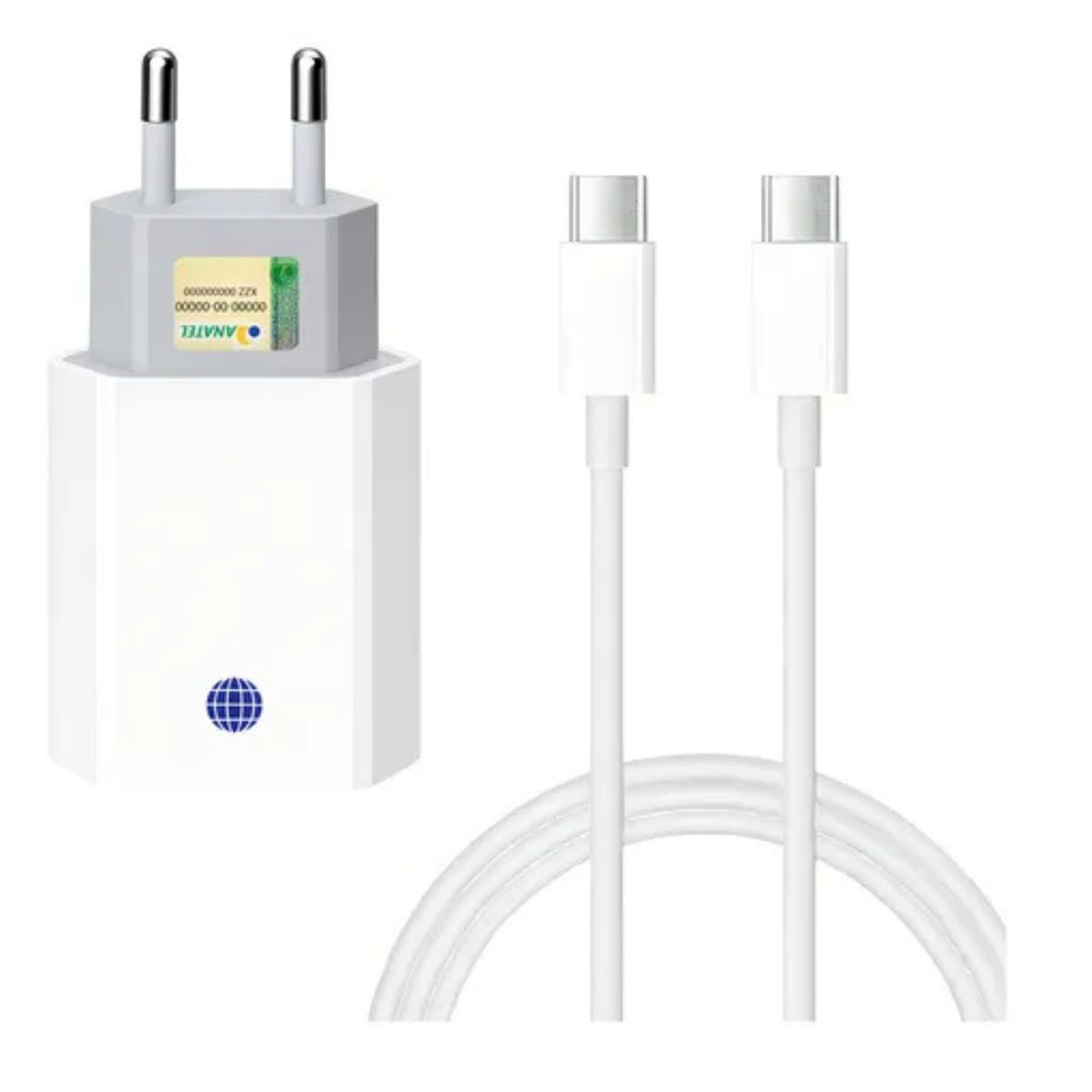Adaptador de Tomada de Tomada Ultra Rápido 20W Para Smartphone - Carregamento Turbo