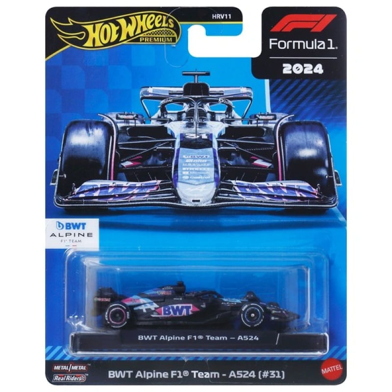 Miniatura em Metal Formula 1 F1 2024 - 1/64 - Hot Wheels Premium