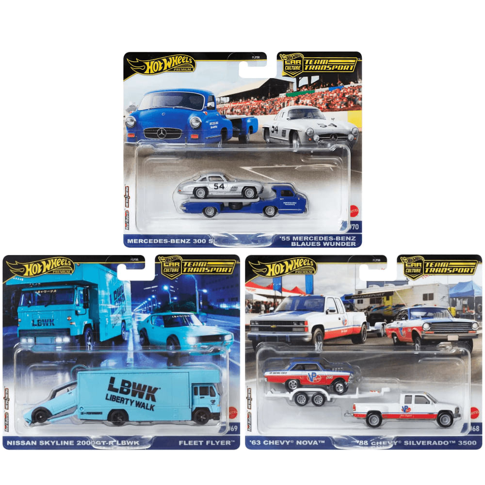 Carrinho Hot Wheels Team Transport - Premium Car Culture - Modelos