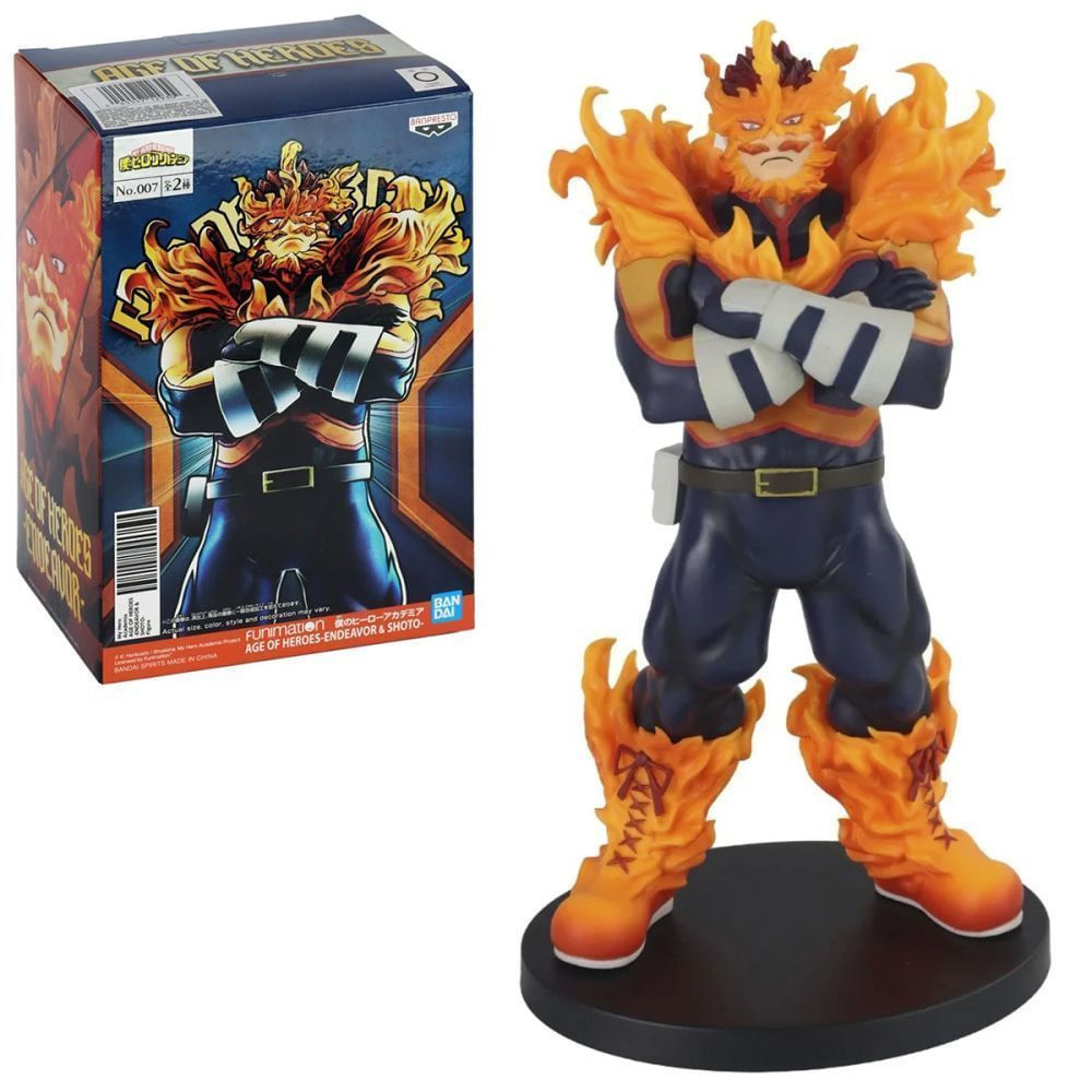 Action Figure My Hero Academia Endeavor Age Of Heroes - Bandai