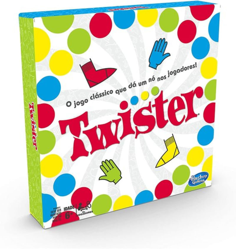 Jogo Twister Novo Hasbro 98831 - Ri Happy