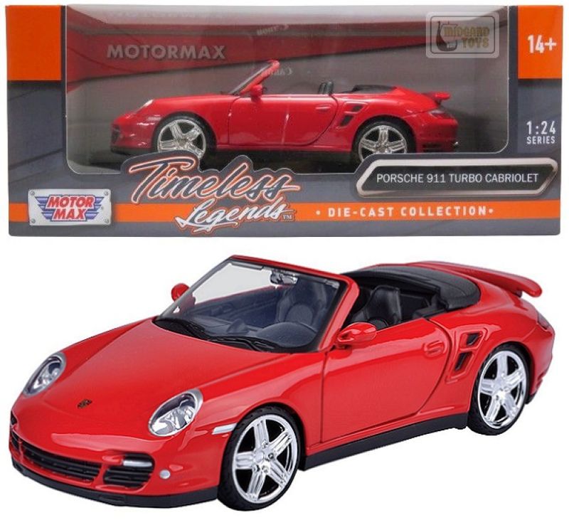 Porsche 911 Turbo Cabriolet - 1/24 - Timeless Legends - Motormax