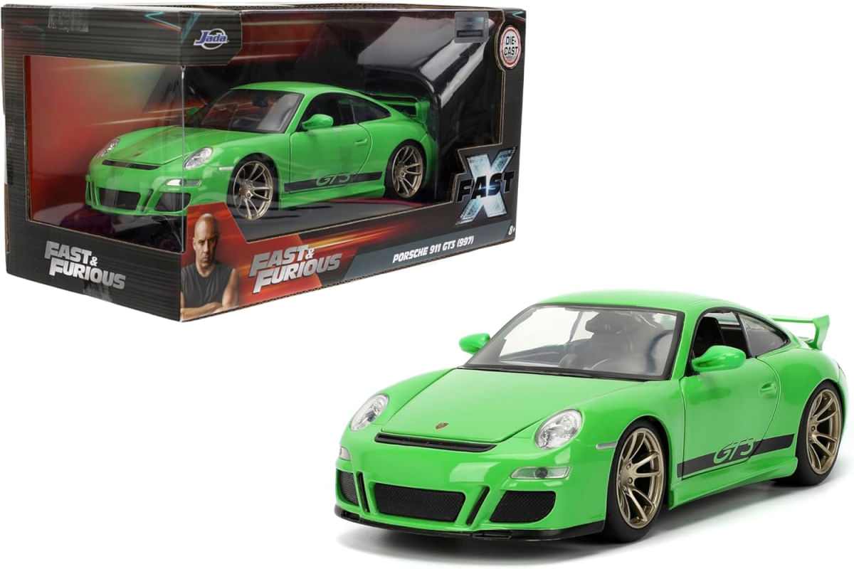 Porsche 911 GT3 RS オリーブグリーン Porsche 911 GT3 RS - Verde - Velozes e Furiosos - 1/24 - Jada - Ri