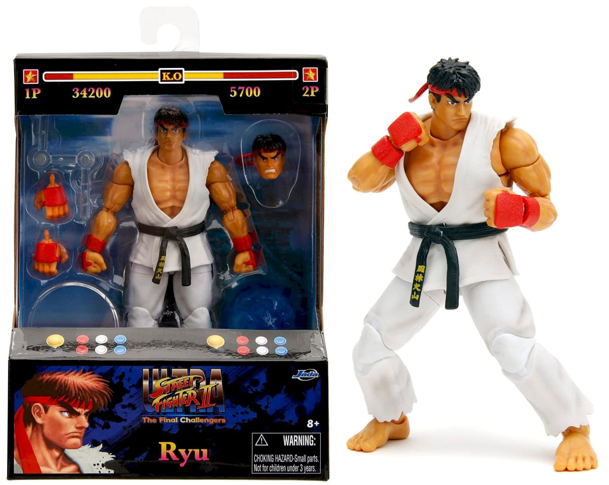 Ryu&Saki様 Ryu - Ultra Street Fighter II - Boneco Articulado - Jada