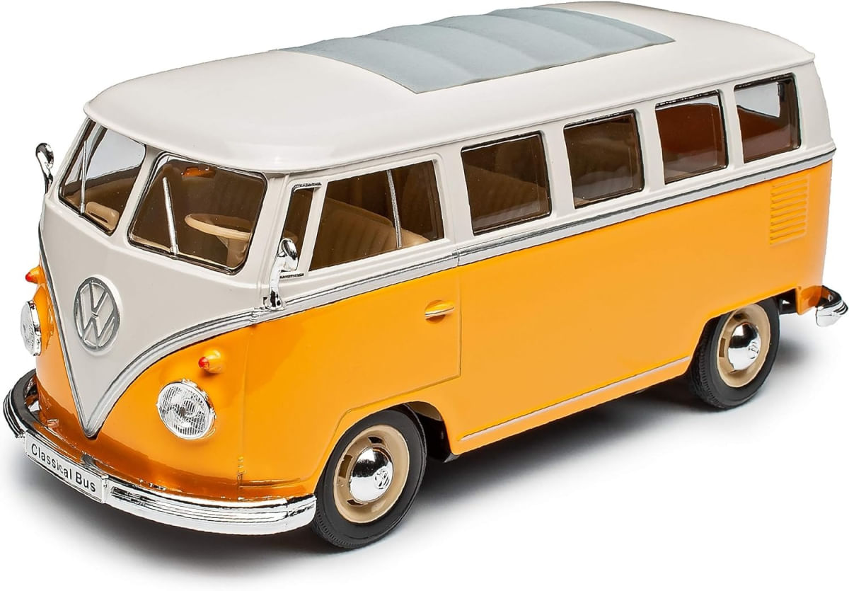 1963 Volkswagen T1 Bus Kombi - Nex Models - 1/24 - Welly - Ri Happy