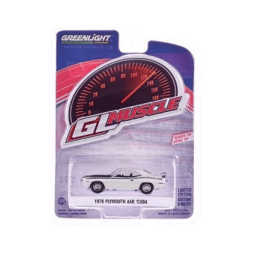 Miniatura Carro 1970 Plymouth Aar Cuda 1:64 Greenlight - Ri Happy