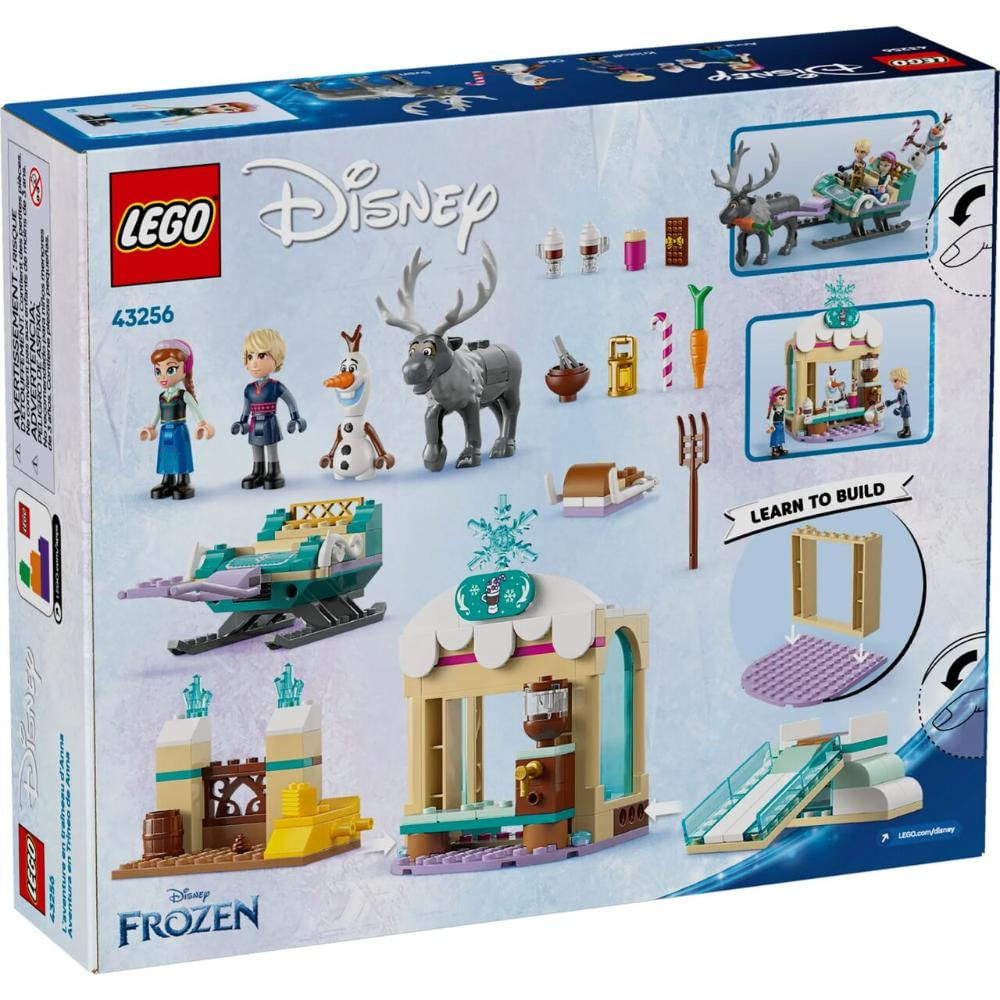 Lego Frozen Aventura de Trenó Da Anna 192 Peças 43256 - Ri Happy