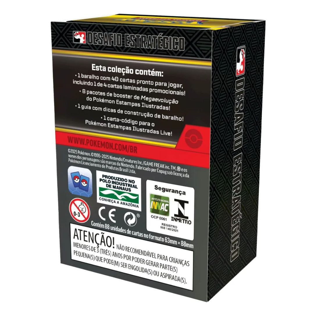 Pokémon TCG Box Megaevolução Desafio Estrategico Copag - Ri Happy