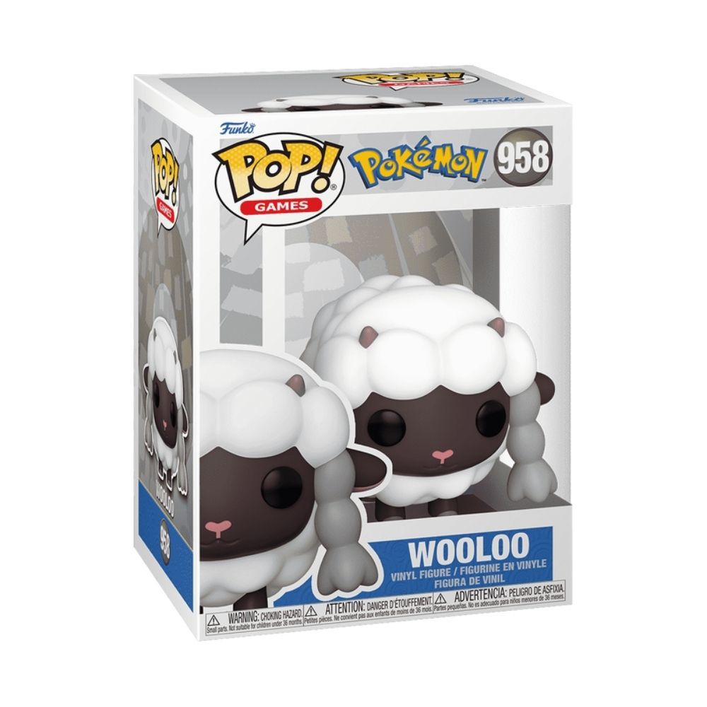 Boneco - Funko-Pop - Games - Pokemon - Wooloo - Candide - Ri Happy